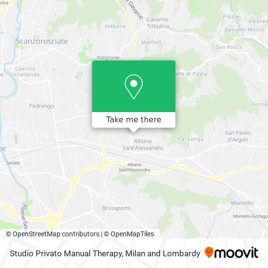 Studio Privato Manual Therapy map