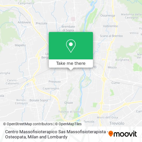 Centro Massofisioterapico Sas Massofisioterapista - Osteopata map