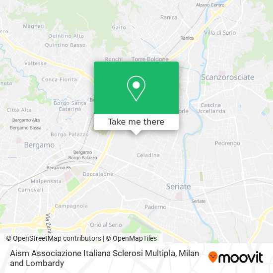 Aism Associazione Italiana Sclerosi Multipla map