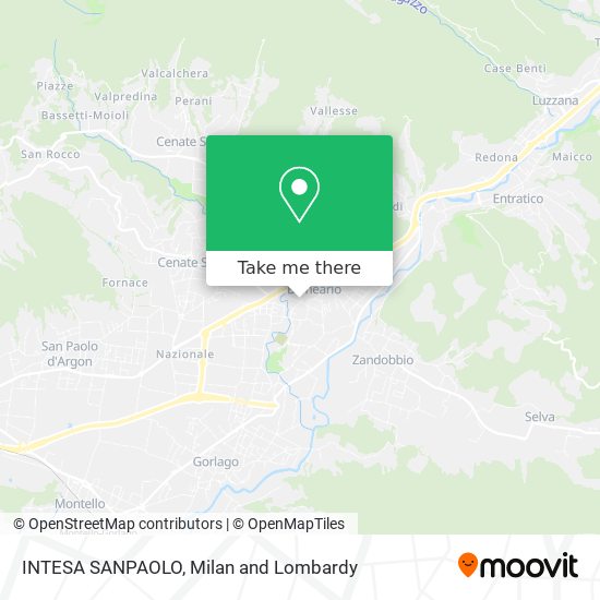 INTESA SANPAOLO map