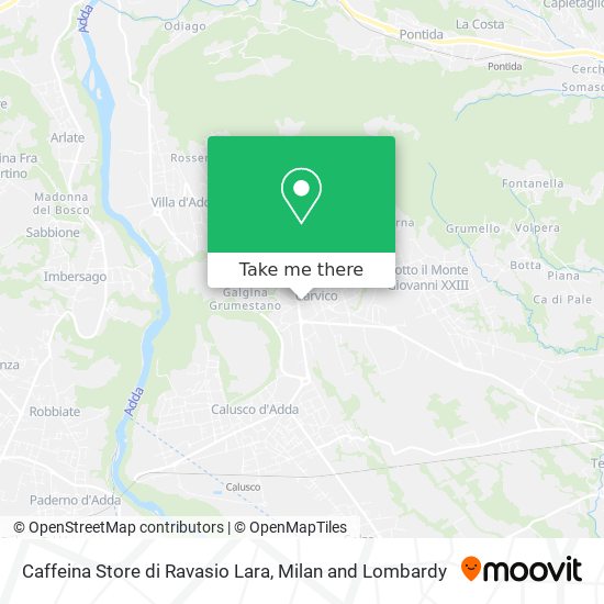 Caffeina Store di Ravasio Lara map