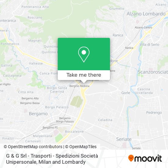 G & G Srl - Trasporti - Spedizioni Società Unipersonale map