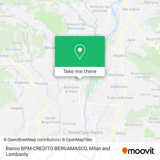 Banco BPM-CREDITO BERGAMASCO map