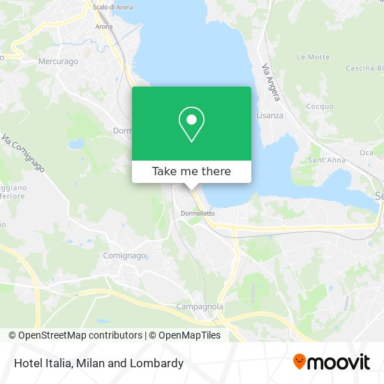 Hotel Italia map