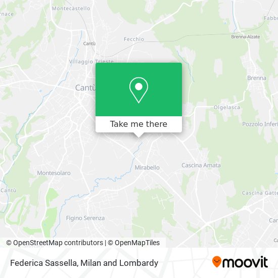 Federica Sassella map