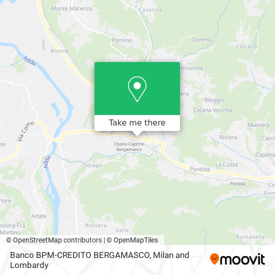 Banco BPM-CREDITO BERGAMASCO map