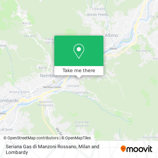 Seriana Gas di Manzoni Rossano map