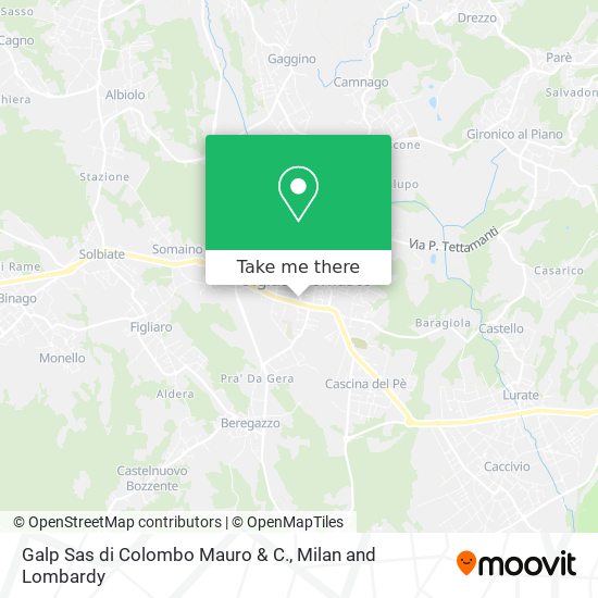 Galp Sas di Colombo Mauro & C. map