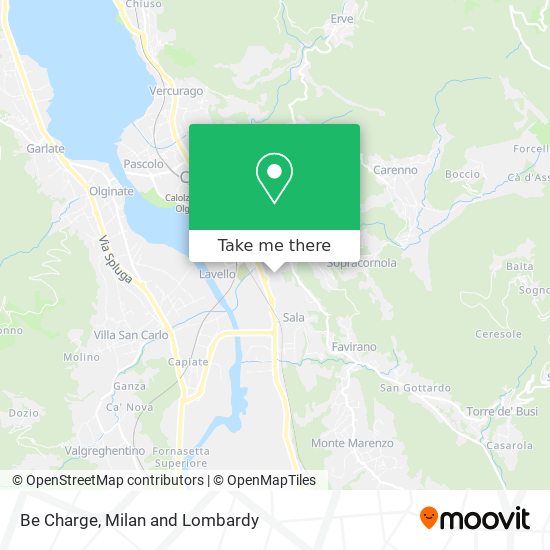 Be Charge map