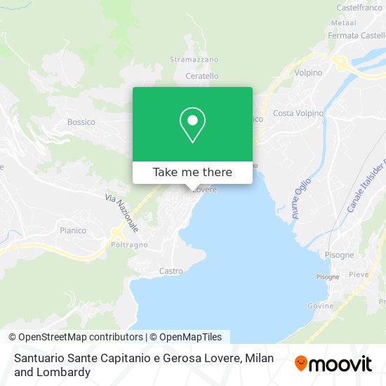 Santuario Sante Capitanio e Gerosa Lovere map