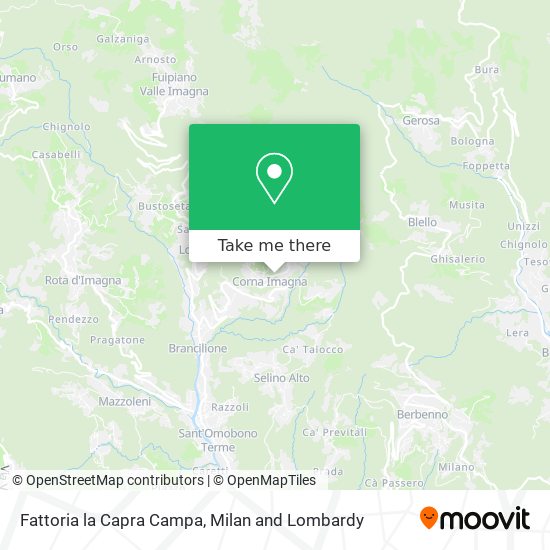 Fattoria la Capra Campa map