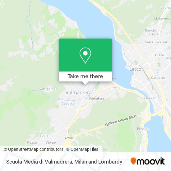 Scuola Media di Valmadrera map