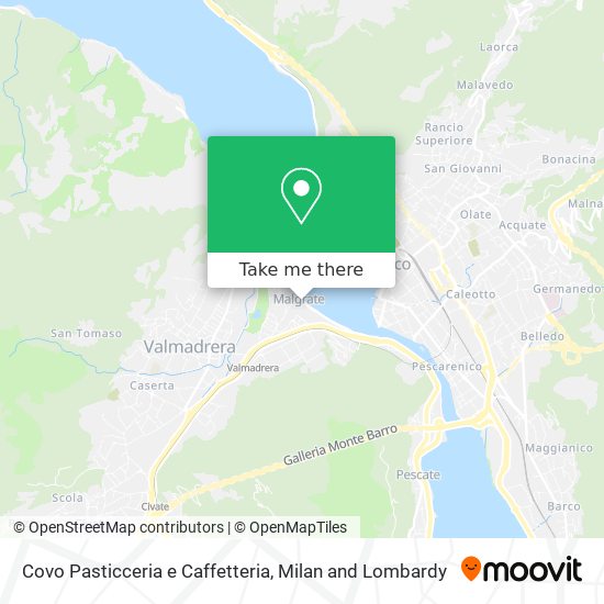 Covo Pasticceria e Caffetteria map