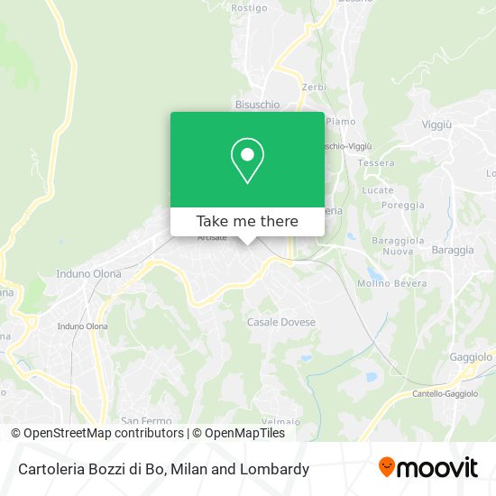 Cartoleria Bozzi di Bo map