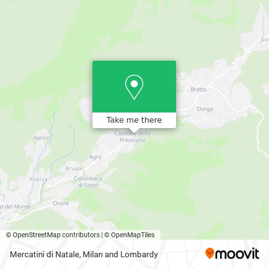 Mercatini di Natale map