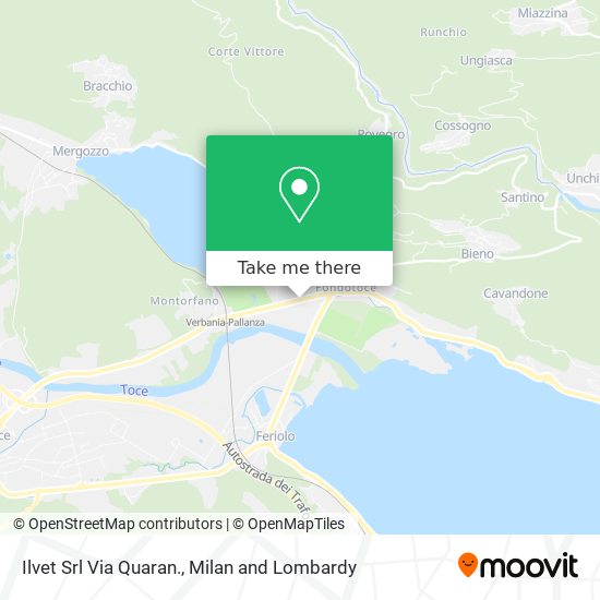 Ilvet Srl Via Quaran. map