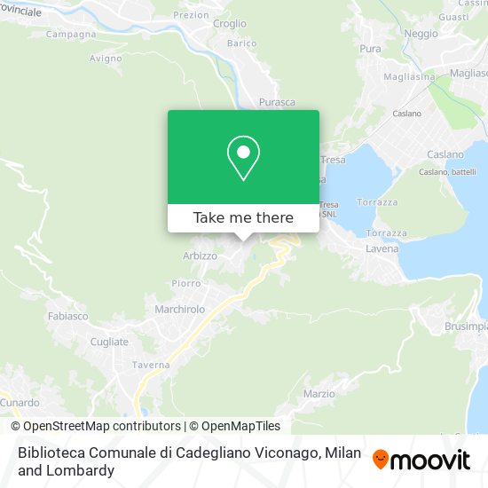 Biblioteca Comunale di Cadegliano Viconago map