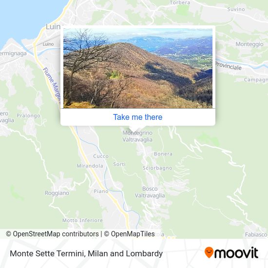 Monte Sette Termini map