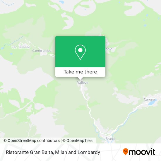 Ristorante Gran Baita map