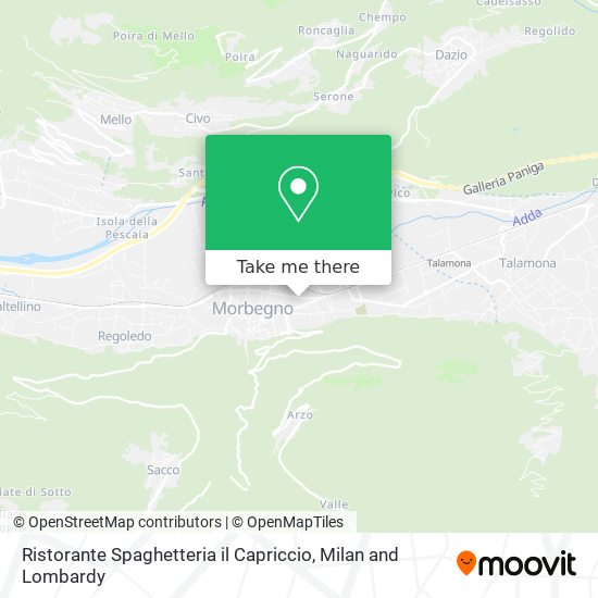 Ristorante Spaghetteria il Capriccio map