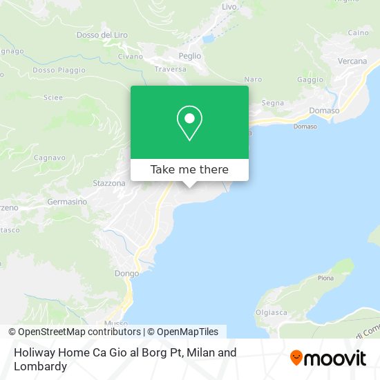 Holiway Home Ca Gio al Borg Pt map