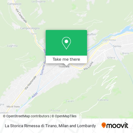 La Storica Rimessa di Tirano map