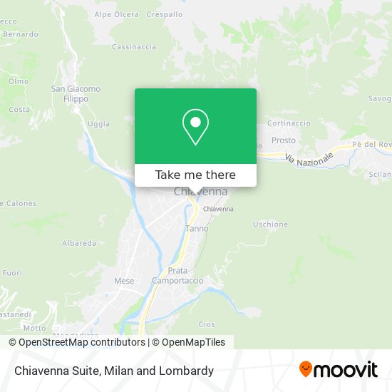 Chiavenna Suite map