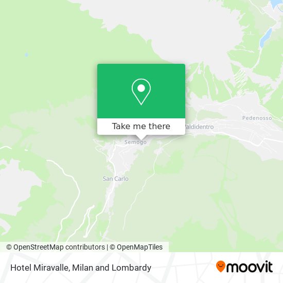 Hotel Miravalle map