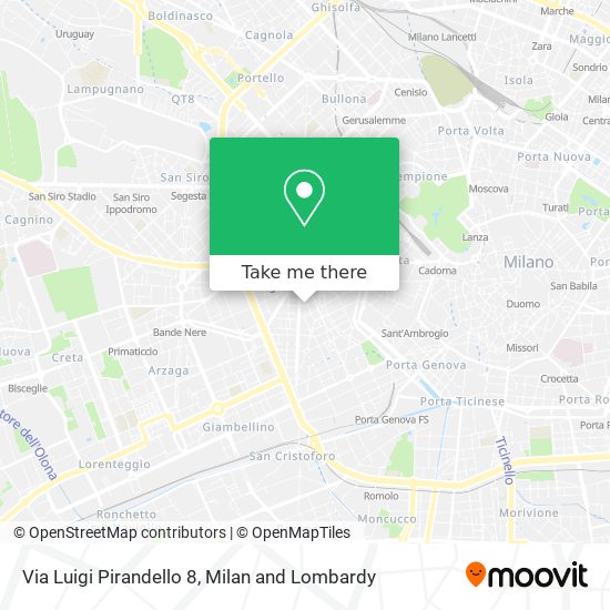 Via Luigi Pirandello 8 map