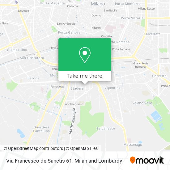 Via Francesco de Sanctis 61 map