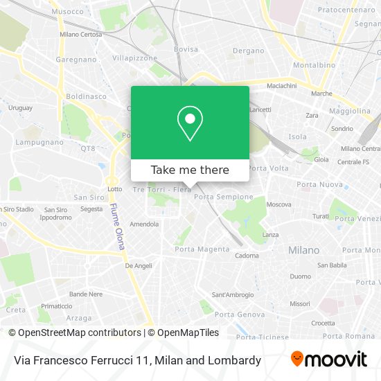 Via Francesco Ferrucci 11 map