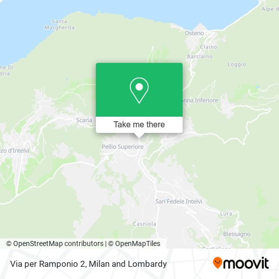 Via per Ramponio 2 map