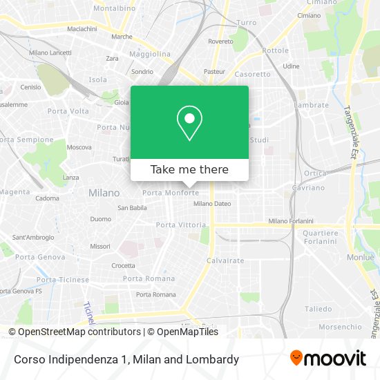 Corso Indipendenza 1 map