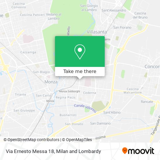Via Ernesto Messa 18 map