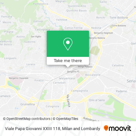 Viale Papa Giovanni XXIII 118 map