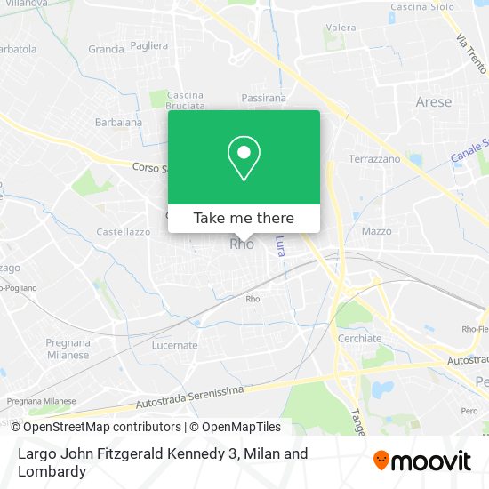 Largo John Fitzgerald Kennedy 3 map