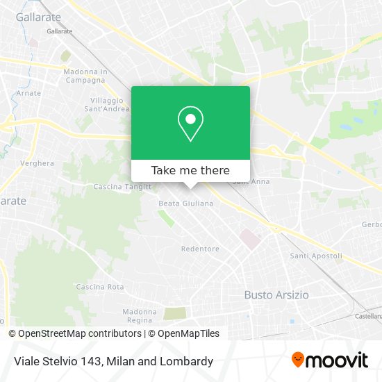 Viale Stelvio 143 map