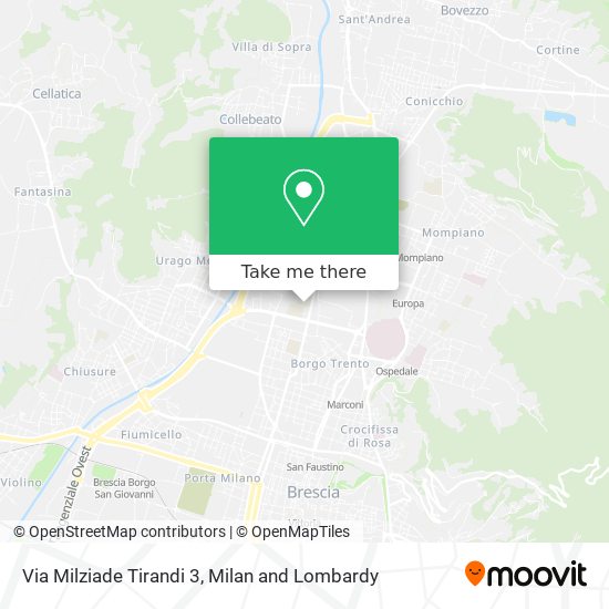 Via Milziade Tirandi 3 map