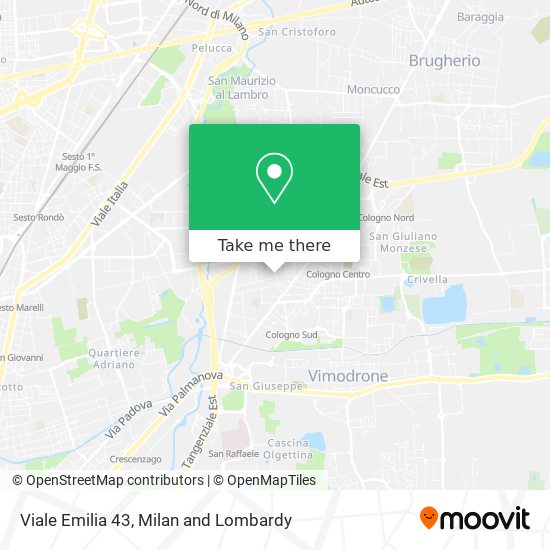 Viale Emilia 43 map