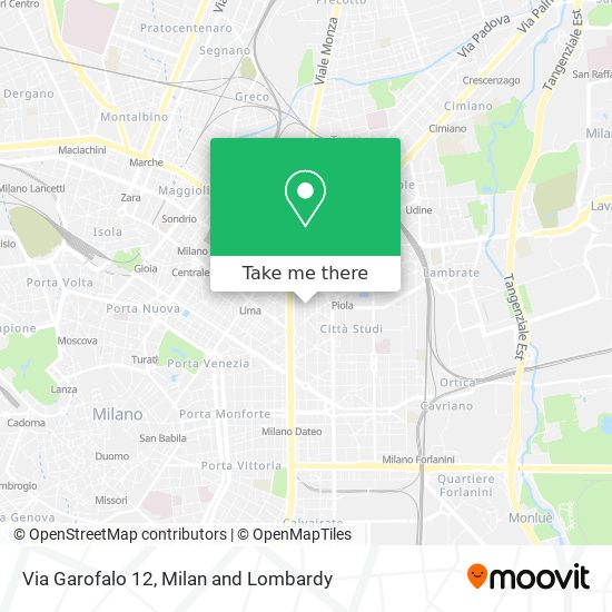 Via Garofalo 12 map