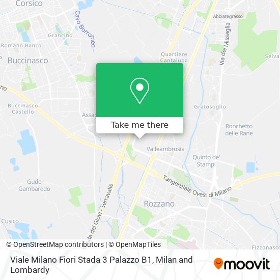 Viale Milano Fiori Stada 3 Palazzo B1 map