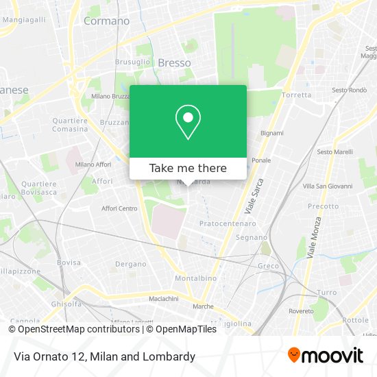 Via Ornato 12 map