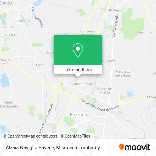 Alzaia Naviglio Pavese map