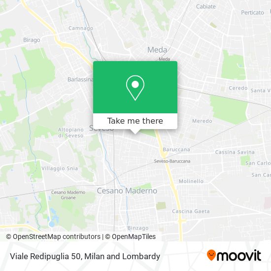 Viale Redipuglia  50 map