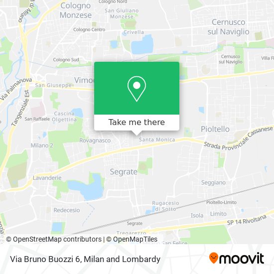 Via Bruno Buozzi 6 map