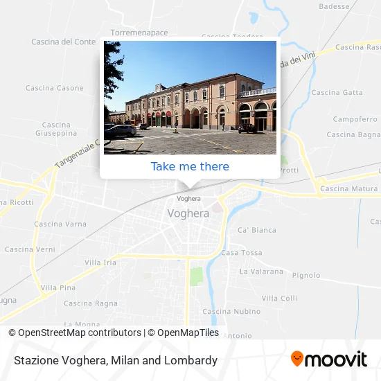 Stazione Voghera map