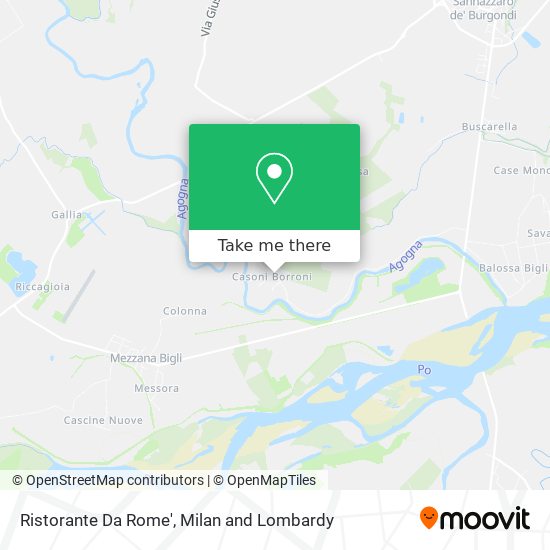 Ristorante Da Rome' map