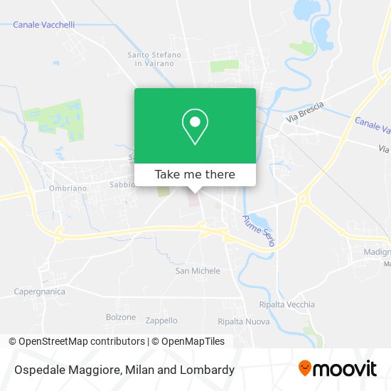 Ospedale Maggiore map