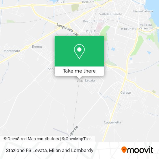 Stazione FS Levata map