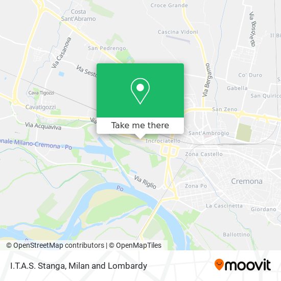 I.T.A.S. Stanga map